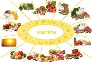 Vitamine alimentazione salute